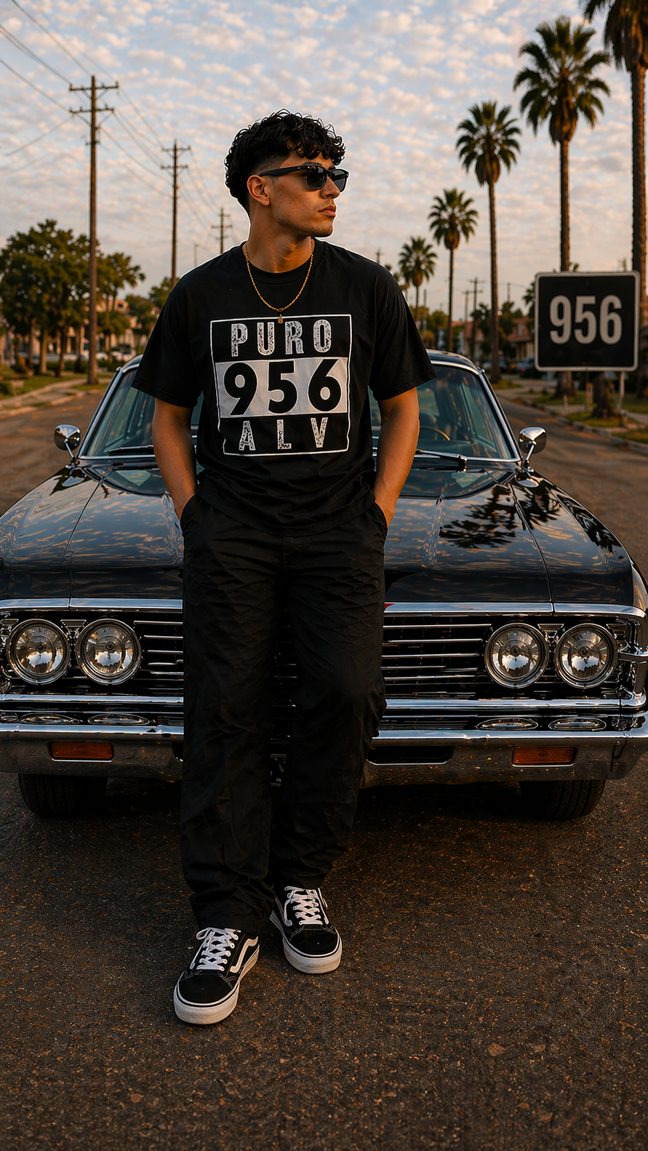 Simple “PURO 956 ALV” Graphic T-Shirt