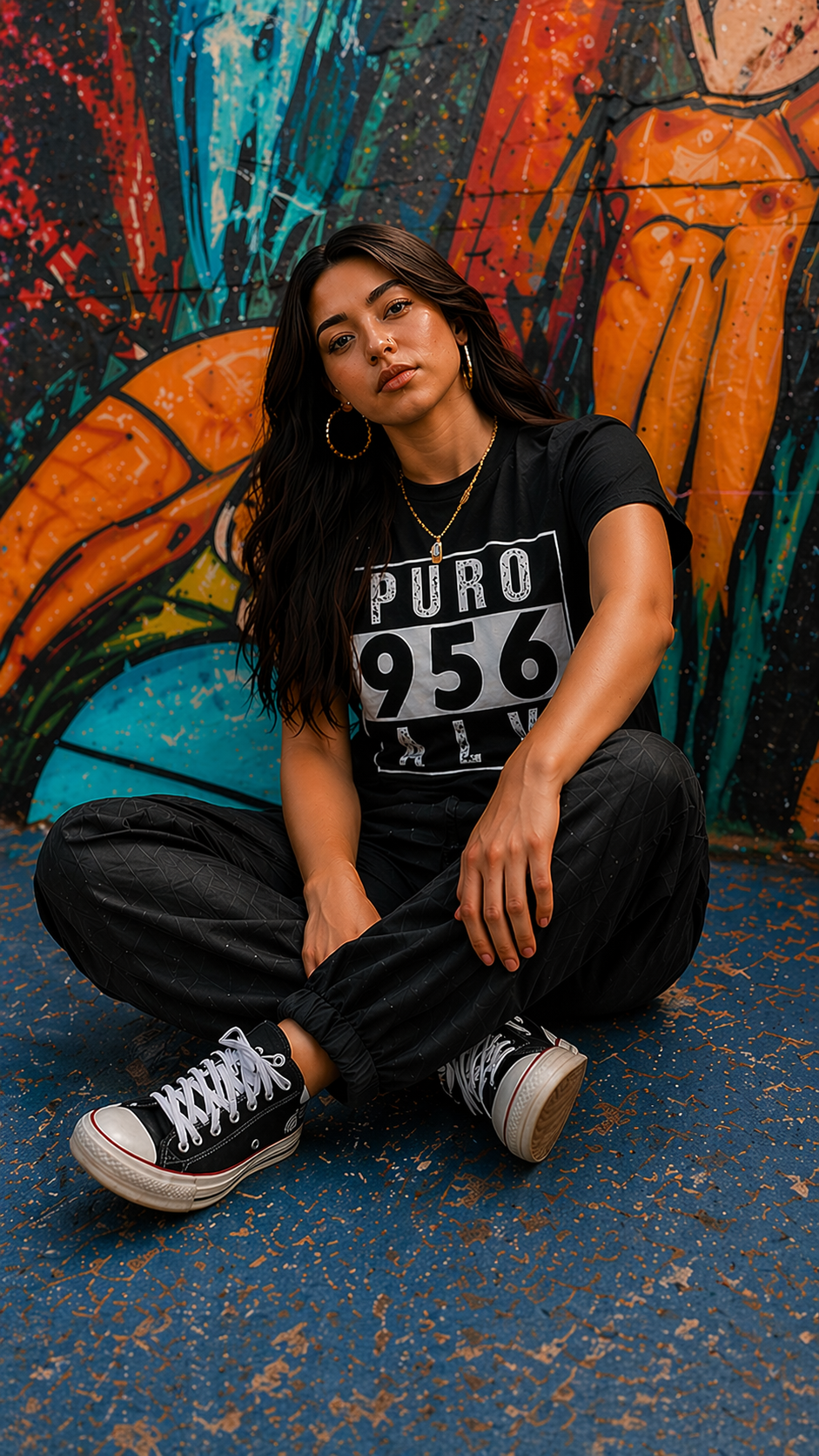Simple “PURO 956 ALV” Graphic T-Shirt