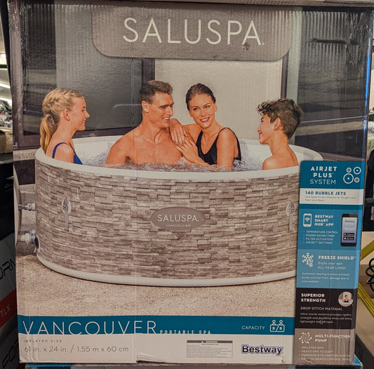 SaluSpa 61" X 24" Vancouver AirJet Plus Hot Tub - NEW IN BOX