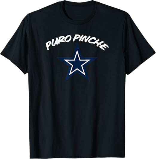 Simple “PURO PINCHE Cowboys” Graphic T-Shirt