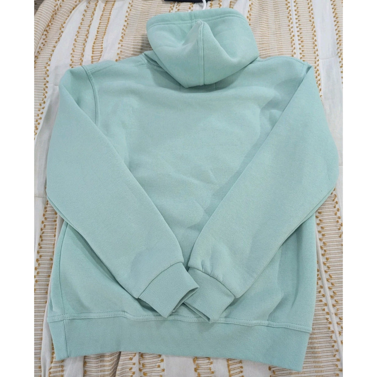 New Bruce Bolt Mens Pullover Hoodie Mint Green Embroidered Sweatshirt Size M