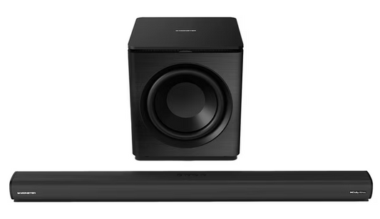 Monster Soundstage Pro Dolby Atmos 7.1.2 Channel Soundbar with 12" Wireless Subwoofer, Bluetooth 5.4 Enabled, Remote