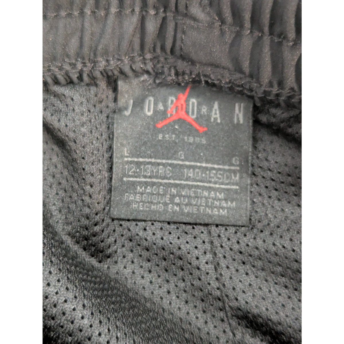 Jordan Girls' 7-16 Essentials Woven Pull-on Shorts - Black Size L NWT