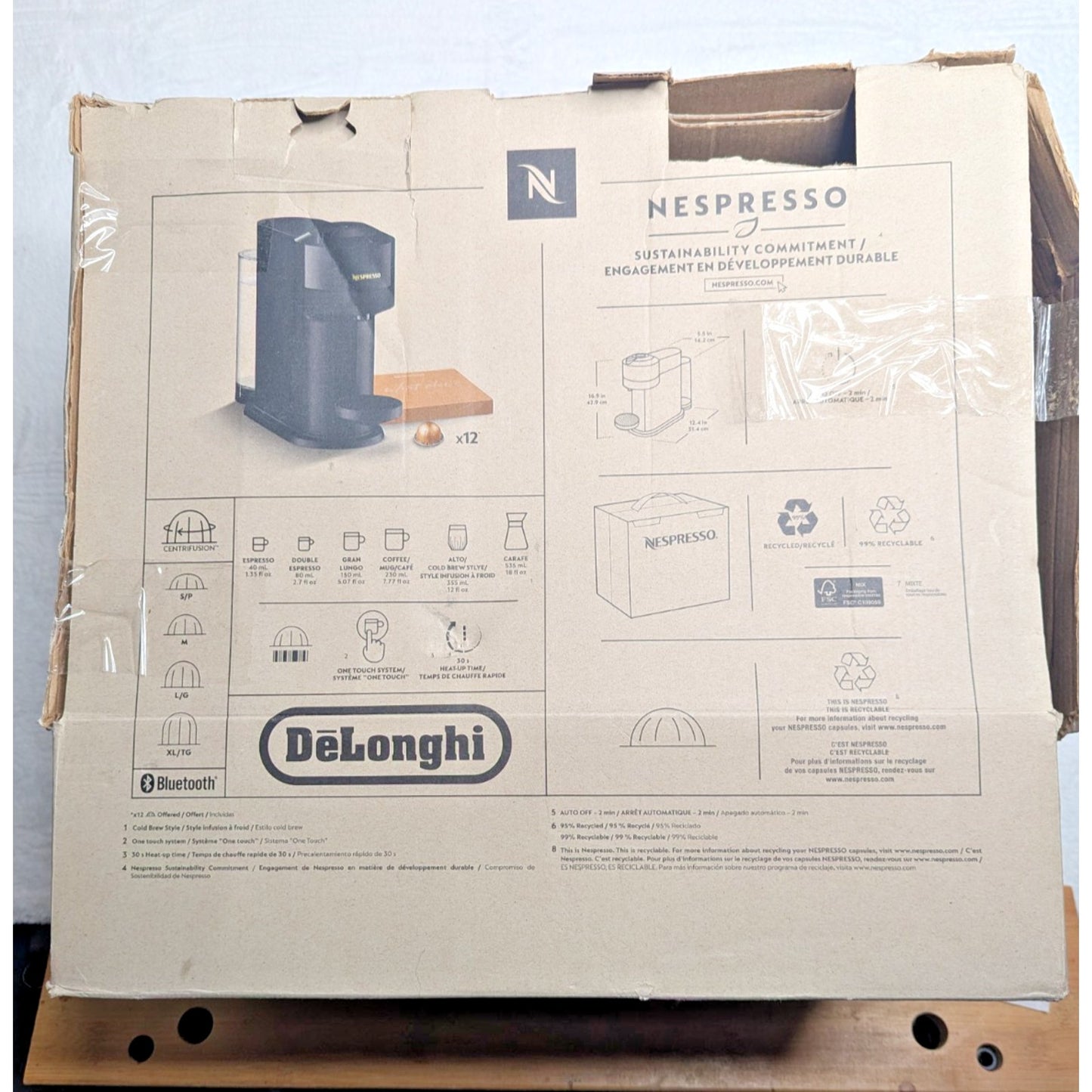 OPEN BOX - Nespresso Vertuo Next Coffee and Espresso Maker - Black
