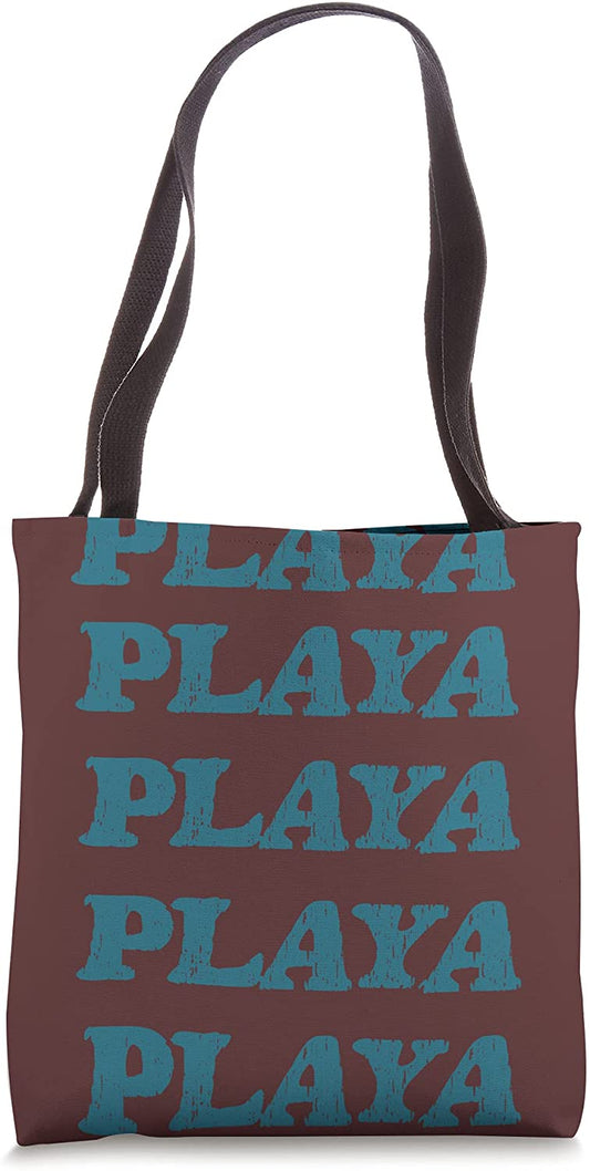 Summer "PLAYA" Graphic Tote Bag