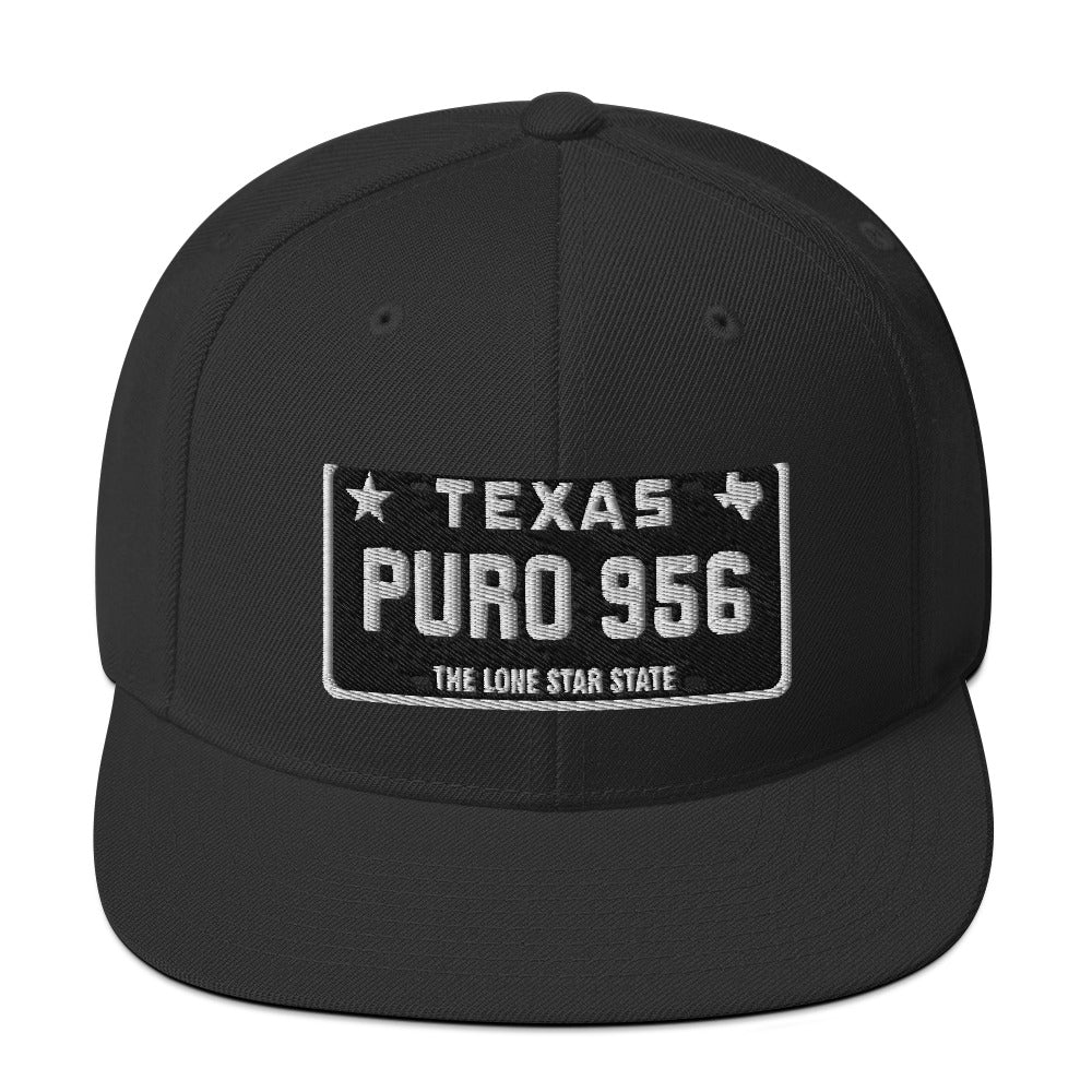 Puro 956 License Plate Snapback Hat